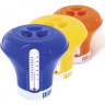 Поплавок-дозатор с термометром BESTWAY, 18.5см, для химии в таблетках, 3 цвета 58209 BW